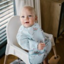 Poza cu Barbita cu maneca lunga cu model floral Babyono 1477/01