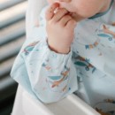 Poza cu Barbita cu maneca lunga cu model floral Babyono 1477/01