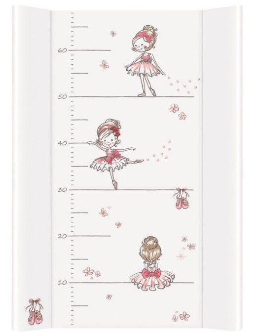 Poza cu Saltea de Infasat COMFORT 50x70cm, cu Intaritura, Grosime 3cm, Sistem Anti-Alunecare, Balerina 203-090-101