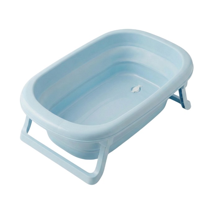 Poza cu Cadita pliabila cu dop de scurgere si termometru Morning Sky Tega Baby FB-004-129