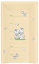 Poza cu Saltea de Infasat cu Capat Inchis 50x70cm, cu Intaritura, Suprafata Moale, Sistem Anti-Alunecare, Ceba Baby, Zebra, galben, 201-002-141