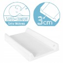 Poza cu Saltea de Infasat COMFORT 50x70cm, cu Intaritura, Grosime 3cm, Sistem Anti-Alunecare, stele, roz 203-066-130