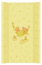 Poza cu Saltea de Infasat COMFORT 50x70cm, cu Intaritura, Grosime 3cm, Sistem Anti-Alunecare, ursi in hamac, galben 203-017-140
