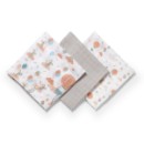 Poza cu Scutece muselina natural, set 3 bucati, 70%bambus si 30%bumbac, 70x70 cm, Babyono, 397/09