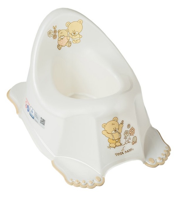 Poza cu Olita anti-derapanta Tega Baby colectia Ursuletul Teddy, alb MS-013-118