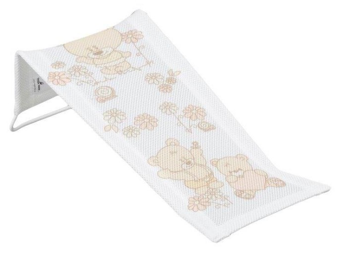 Poza cu Suport anatomic textil pentru baie bebe Tega Baby colectia Ursuletul Teddy, alb MS-026-103