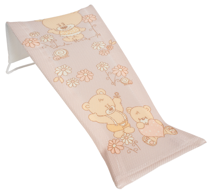 Poza cu Suport anatomic textil pentru baie bebe Tega Baby colectia Ursuletul Teddy, bej MS-026-119