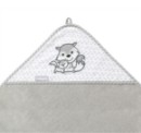 Poza cu Prosop fibra bambus gri 100 X 100 cm Babyono 346/03
