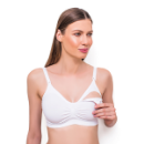 Poza cu Sutien alaptat mame alb Babyono cupa D70-75 CM - 506/11