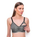 Poza cu Sutien alaptat mame gri Babyono cupa E 80-85 CM - 506/38