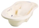 Poza cu Cadita anatomica si ergonomica pentru bebelusi Tega Baby cu senzor de temperatura si dop pentru scurgere, galben TG-011-102
