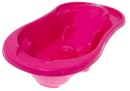 Poza cu Cadita anatomica si ergonomica pentru bebelusi Tega Baby cu senzor de temperatura si dop pentru scurgere, roz fucsia TG-011-145
