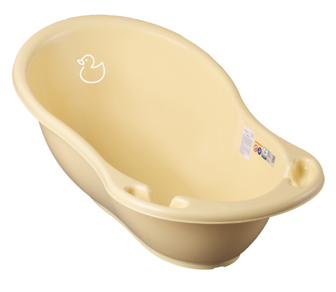 Poza cu Cadita ergonomica pentru bebelusi Tega Baby cu senzor de temperatura, colectia Ratusca, 86 cm, galben DK-004-132