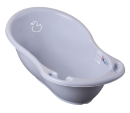Poza cu Cadita ergonomica pentru bebelusi Tega Baby cu senzor de temperatura, colectia Ratusca, 86 cm, gri DK-004-122