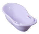 Poza cu Cadita ergonomica pentru bebelusi Tega Baby cu senzor de temperatura, colectia Ratusca, 86 cm, mov DK-004-133