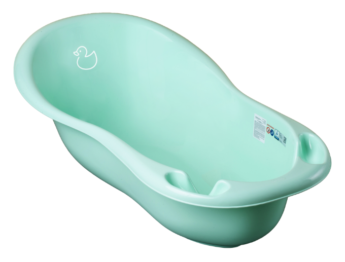 Poza cu Cadita ergonomica pentru bebelusi Tega Baby cu senzor de temperatura, colectia Ratusca, 102 cm, verde DK-005-131