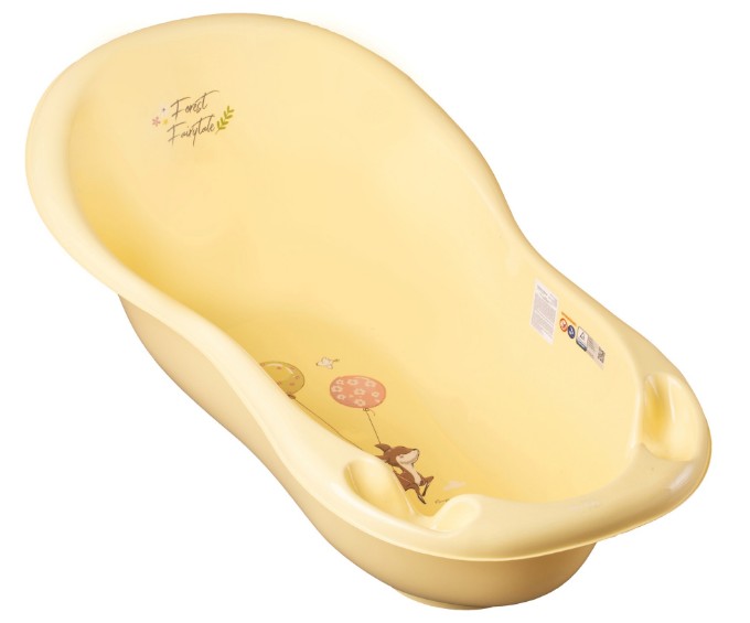 Poza cu Cadita ergonomica pentru bebelusi Tega Baby cu senzor de temperatura, colectia Forest, 102 cm, galben FF-005-109