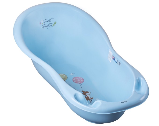 Poza cu Cadita ergonomica pentru bebelusi Tega Baby cu senzor de temperatura, colectia Forest, 102 cm, albastru FF-005-108