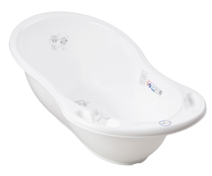 Poza cu Cadita ergonomica pentru bebelusi Tega Baby cu senzor de temperatura, colectia Bufnita, 86 cm, alb SO-004-103