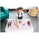 Poza cu Set masuta cu scaun pentru copii Tega Baby Multifan, albastru MF-001-120