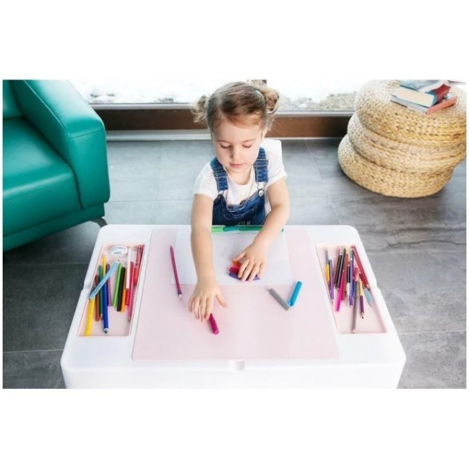 Poza cu Set masuta cu scaun pentru copii Tega Baby Multifan, albastru MF-001-120
