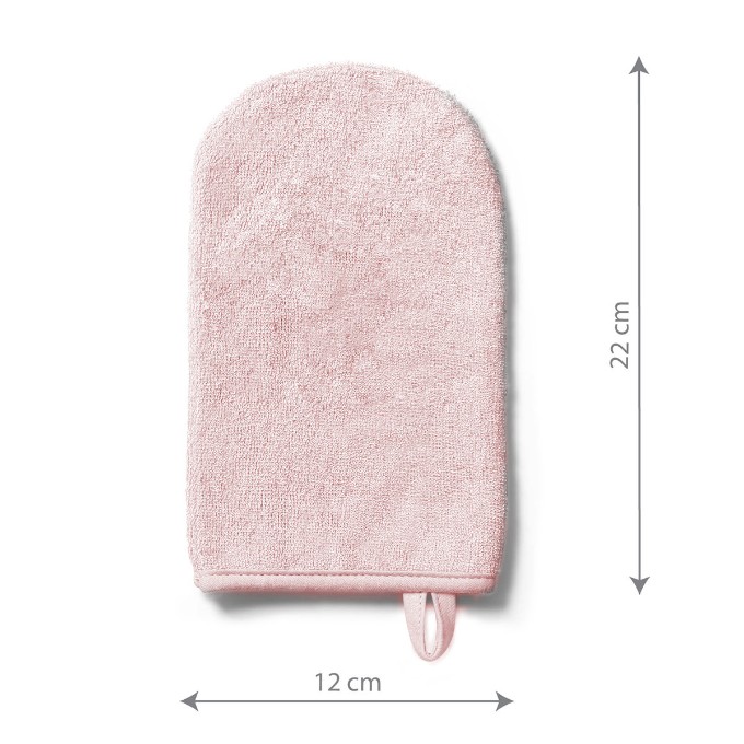 Poza cu Manusa de baie din fibra de bambus Babyono roz 347/10