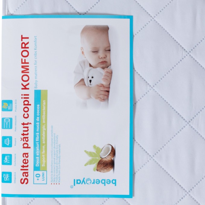 Poza cu SALTEA PATUT COPII BEBE ROYAL 105*70*10 CM SA018R