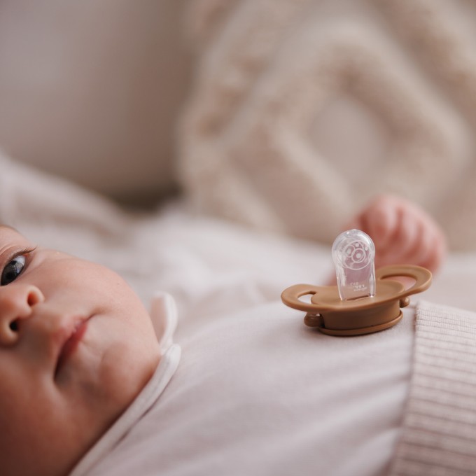 Poza cu Suzetă anatomică din silicon 0-6 m, Babyono, 1670/01
