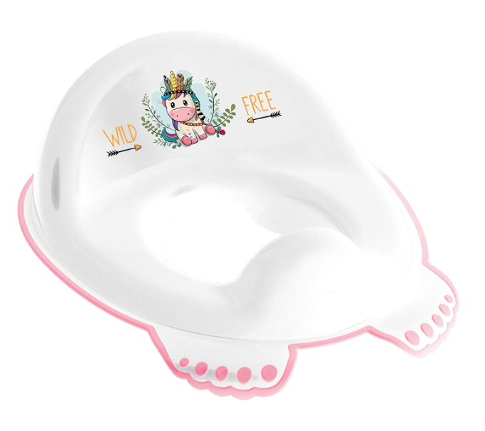 Poza cu Reductor toaleta anti-derapant Tega Baby colectia Wild&Free, unicorn DZ-002-103