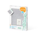 Poza cu Paturica copii fibre bambus gri Babyono 479/04