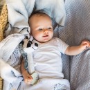 Poza cu Paturica copii fibre bambus gri Babyono 479/04