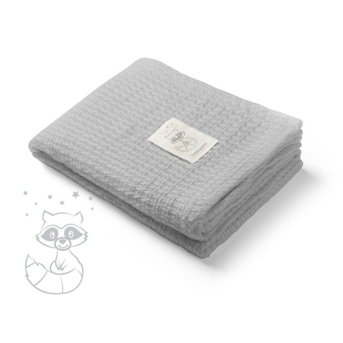 Poza cu Paturica copii fibre bambus gri Babyono 479/04