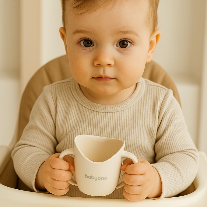 Poza cu Cana antrenament ergonomica Babyono albastru 1463/09