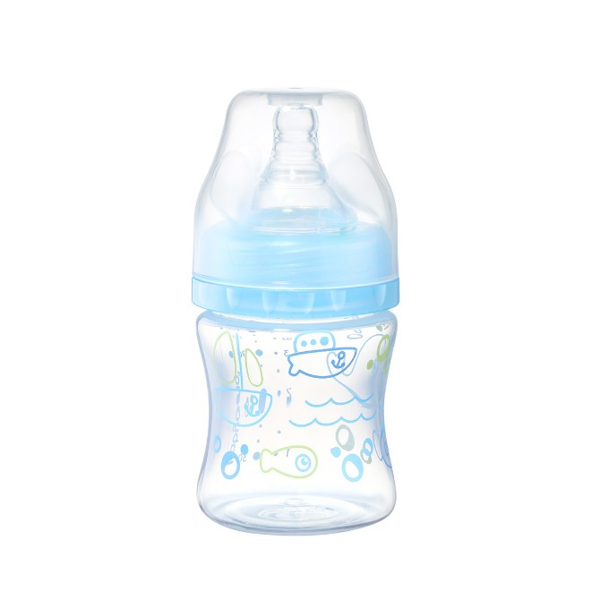 Poza cu BIBERON PLASTIC CU GAT LARG -120ML-402BO MOV
