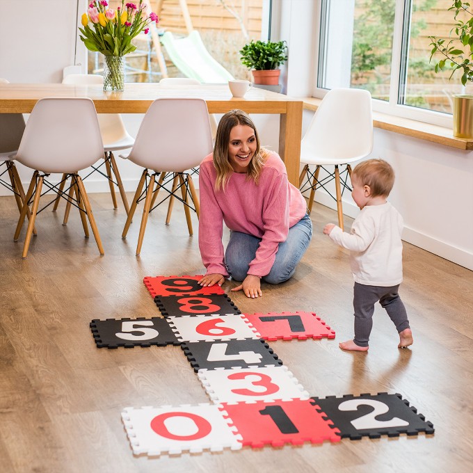 Poza cu PUZZLE NUMERE 10 BUC BABYONO