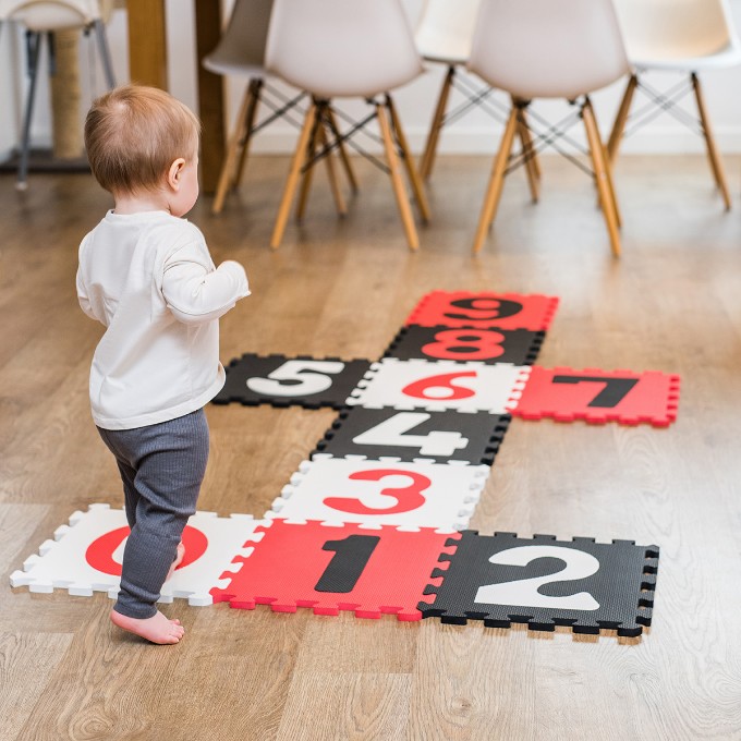 Poza cu PUZZLE NUMERE 10 BUC BABYONO