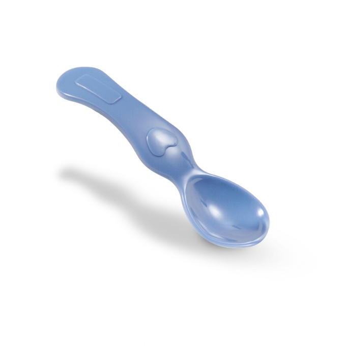 Poza cu Set castron si lingurita cu ventuza copii albastru Babyono 1077/01