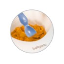 Poza cu Set castron si lingurita cu ventuza copii albastru Babyono 1077/01