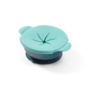 Poza cu Set castron si lingurita cu ventuza si capac copii verde Babyono 1078