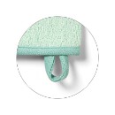 Poza cu Manusa baie copii cu fibre de bambus verde Babyono 787/03