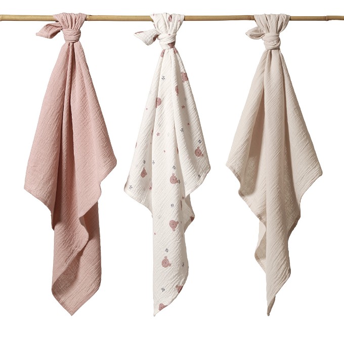 Poza cu Scutece din muselina super soft multicolor, Babyono 3BUC/SET 828/03