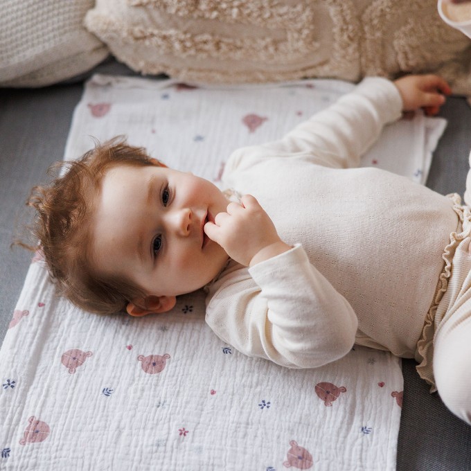 Poza cu Scutece din muselina super soft multicolor, Babyono 3BUC/SET 828/03