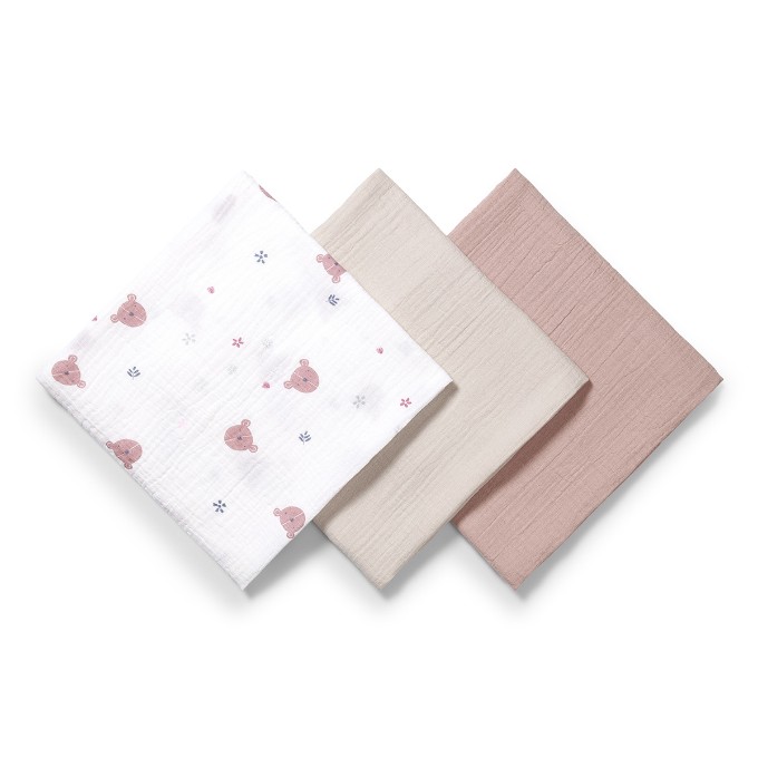 Poza cu Scutece din muselina super soft multicolor, Babyono 3BUC/SET 828/03