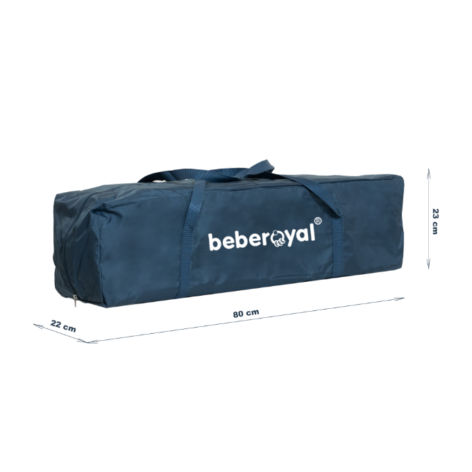 Poza cu PATUT PLIABIL 2 NIVELE SI ACCESORII BEBE ROYAL 201 ROZ