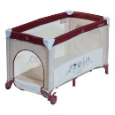 Poza cu PATUT PLIABIL 2 NIVELE SI ACCESORII BEBE ROYAL 201 ROZ