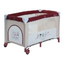 Poza cu PATUT PLIABIL 2 NIVELE SI ACCESORII BEBE ROYAL 201 ROZ