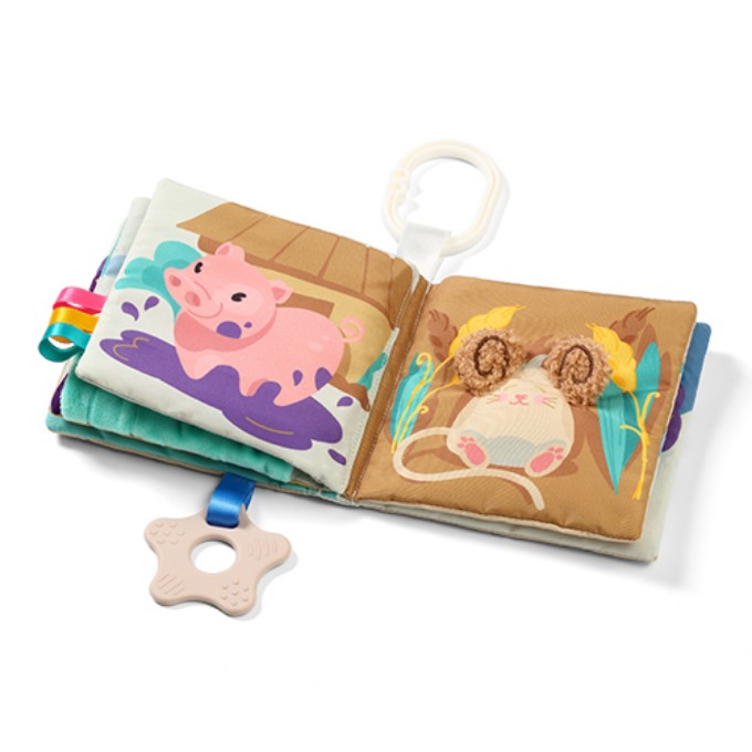 Poza cu CARTE SENZORIALA SI EDUCATIVA BABYONO FARM 1512