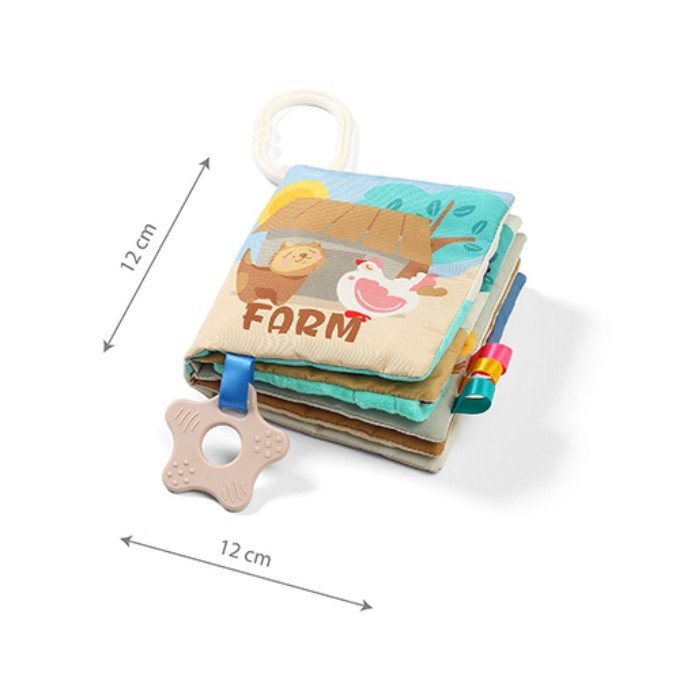 Poza cu CARTE SENZORIALA SI EDUCATIVA BABYONO FARM 1512