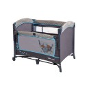 Poza cu Patut pliant cu 2 nivele si laterala culisanta DREAMING BEAR albastru, dimensiune exterioara 109 x 73 x 82.5 cm, Beberoyal, 220/01