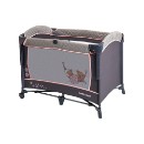 Poza cu Patut pliant cu 2 nivele si laterala culisanta DREAMING BEAR roz, dimensiune exterioara 109 x 73 x 82.5 cm, Beberoyal, 220/02